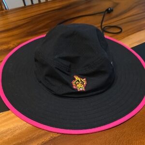 SAVANNAH BANANAS Black and Pink Wide Brim Hat